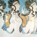 ミノア文明 クノッソスのフレスコ画