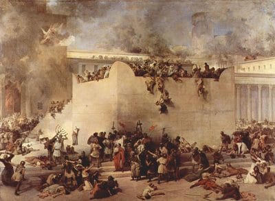 イェルサレム神殿の破壊　画: フランチェスコ・アイエツ