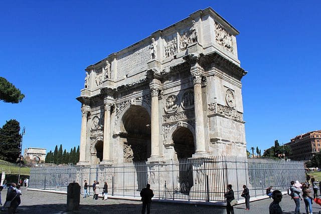 コンスタンティヌスの凱旋門 ザ・ローマ帝国の興亡 第五話 コンスタンティン