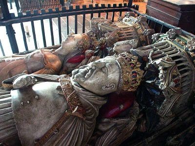ヘンリー4世とジョーン王妃-カンタベリー大聖堂 