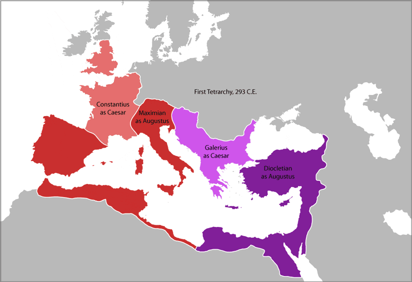 専制ローマ帝国 テトラルキア コンスタンティヌス1世 ローマ帝国 ザ・ローマ帝国の興亡 第五話 コンスタンティン