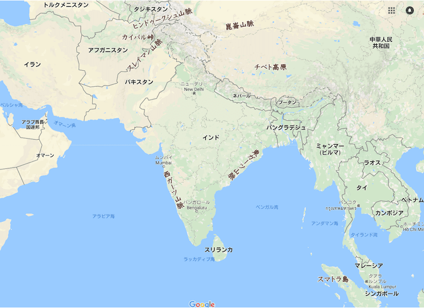 南アジアの風土と民族