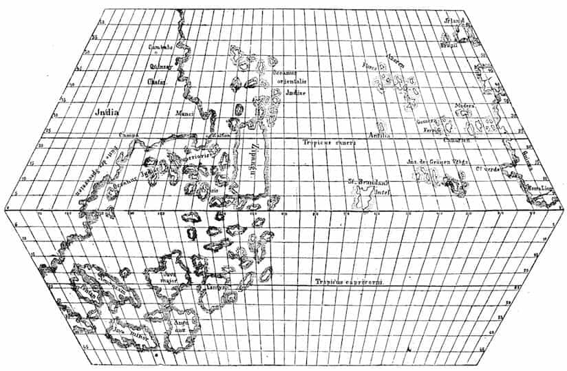 トスカネリの世界地図