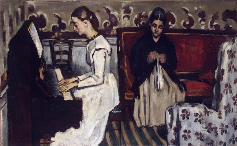ピアノを弾く少女