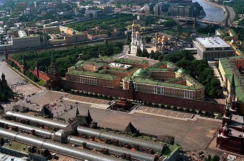 モスクワのクレムリンと赤の広場