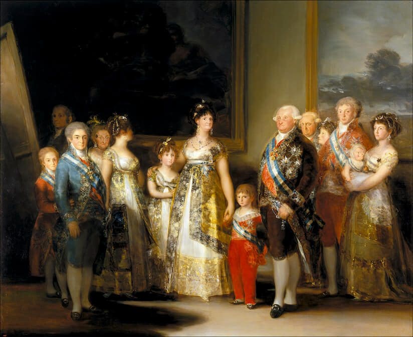 カルロス4世の家族/フランシスコ・デ・ゴヤ画
